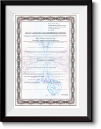 Приложение к Лицензии